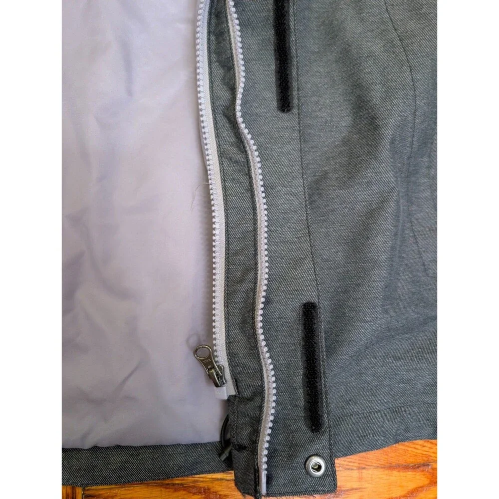 The North Face TNF DryVent Waterproof Shell Jacket Men's Large Black Gray